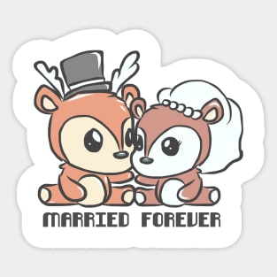 Wedding marriage marriage marriage married Sticker